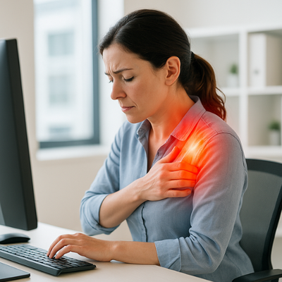 Poor Posture from Desk Work